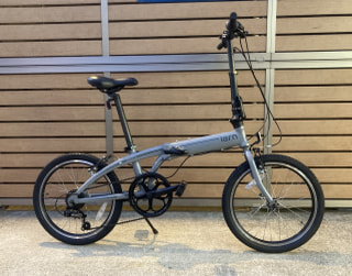 【下鴨店】値段もサイズもちょうどいい🤗リユースフォールディングバイク　先日紹介したDAHON(ダホン）がすぐに売り切れたので、急いで組み上げました。次はTern（ターン）のLink A7(リンク　エーセブン）をご紹介✨