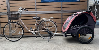 【下鴨店】格安販売！試乗で使っていたチャイルドトレーラー　Burley（バーレー） HONEY BEE（ハニービー）