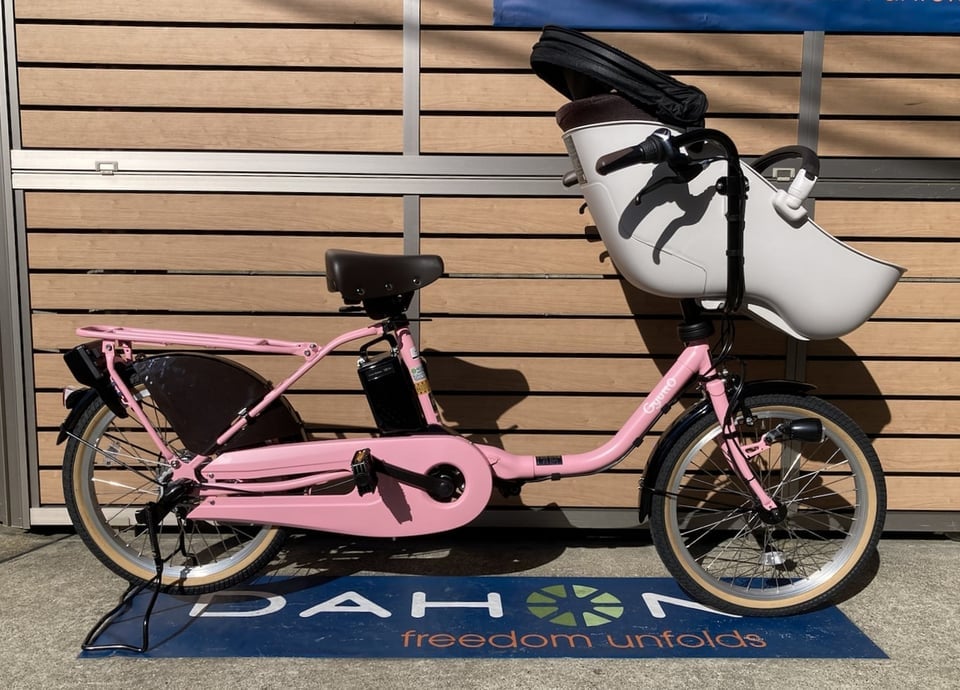 電動自転車 Panasonic Gyutto ピンク 3人乗り対応　68 下鴨店】さらに試しやすくなりました。試乗車 Panasonic（パナソニック