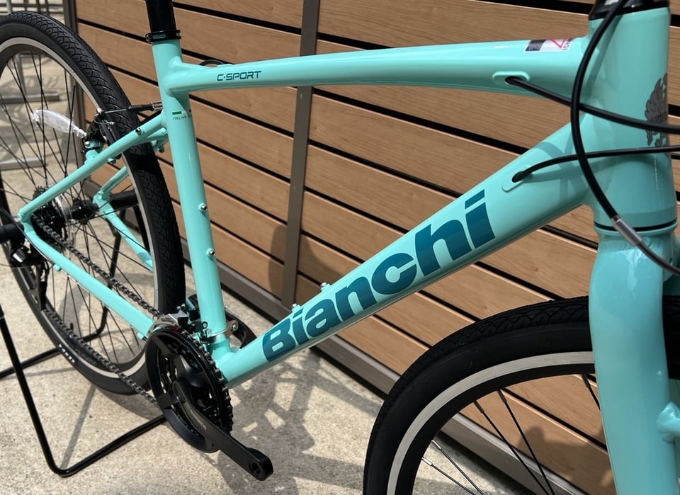 【美中古車！直渡】BIANCHI ビアンキ　クロスバイク　都内　東京 ビアンキのクロスバイク【C-SPORT1】入荷 | Via Cycles Village