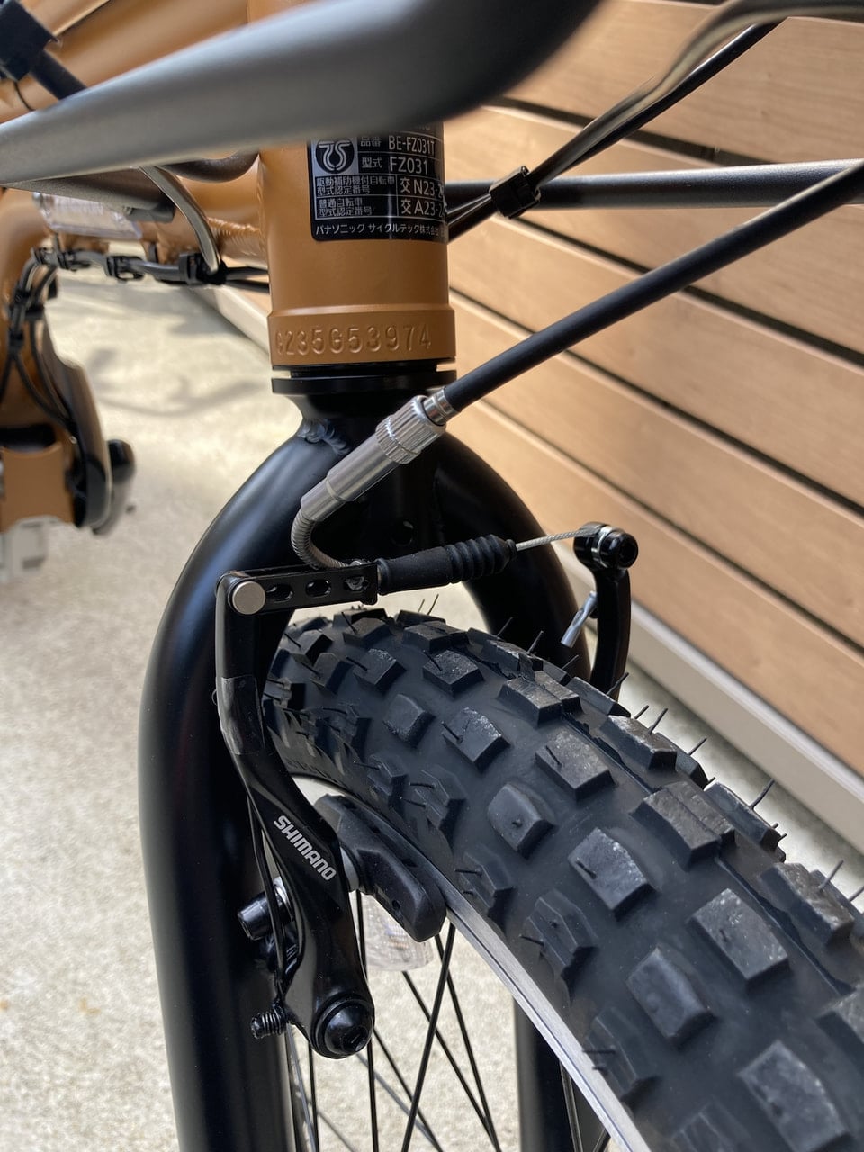 人気の茶色！パナソニック電動アシスト自転車です。 SOLD OUT】電動自転車 パナソニック 最新デジタル 26インチ 茶 16Ah