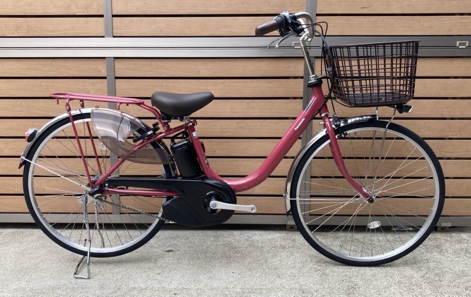 電動自転車 パナソニック リチウムビビ ピンク デジタル 26インチ 電動アシスト自転車 BP02 コットンピンク BE-FZC631 [26インチ /3段