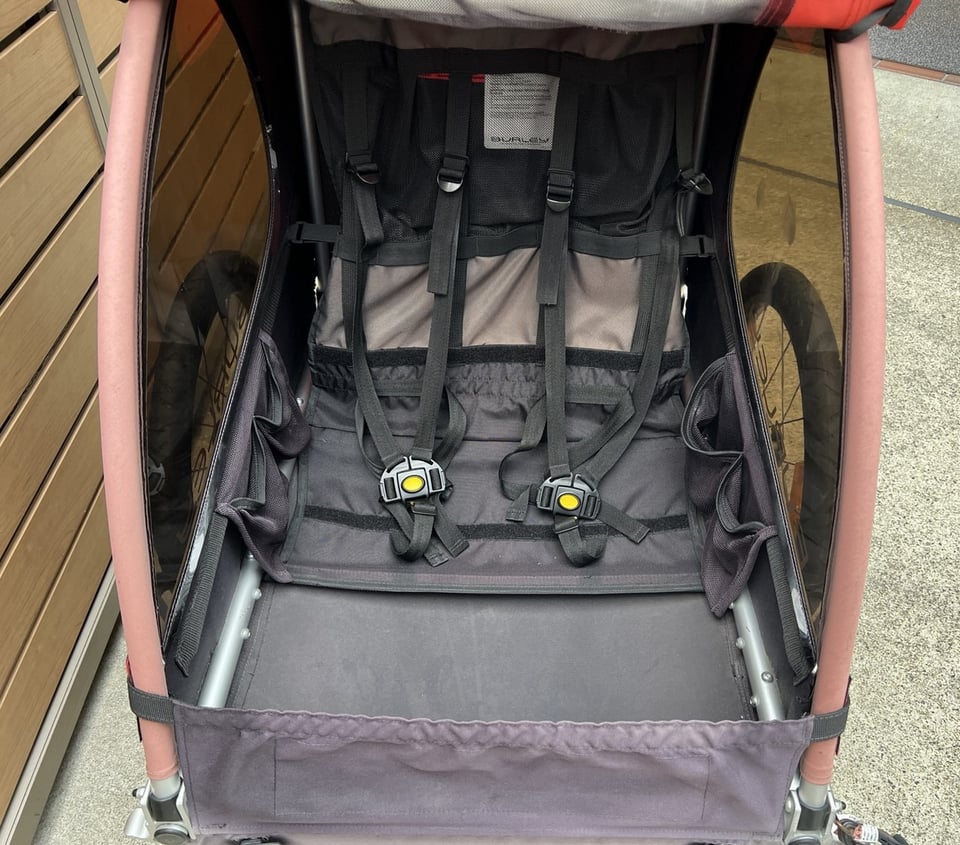 下鴨店】格安販売！試乗で使っていたチャイルドトレーラー Burley