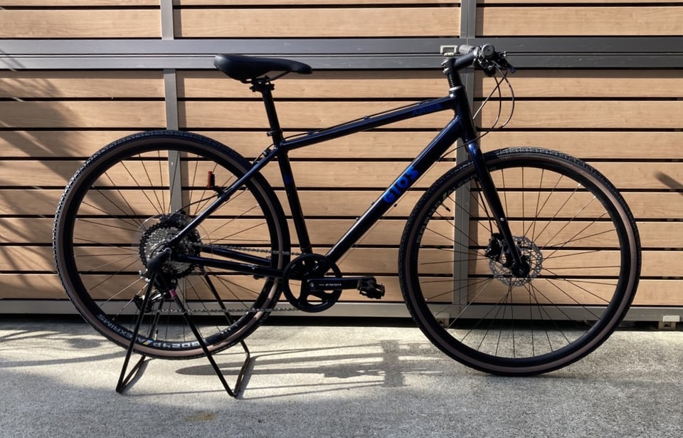 ROYさん、決定中。gios tiagra カーボンampio510 訳アリ 下鴨店】当店試乗車を街乗りカスタム！大体のクロスバイクを同じように