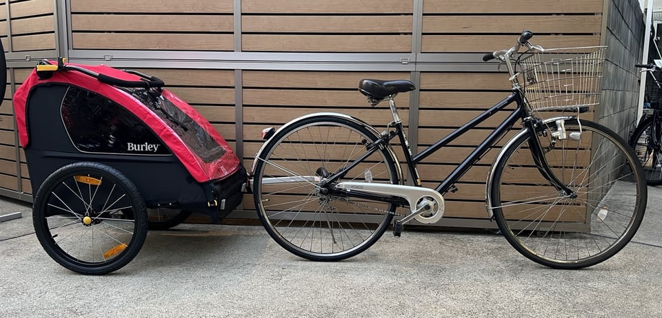 下鴨店】みんな大好き自転車用ベビーカーの試乗車が再入荷！お試し